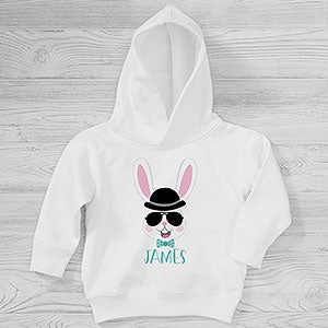 Build Your Own Boy Bunny Personalized Easter Toddler Hooded Sweatshirt - 31354-CTHS