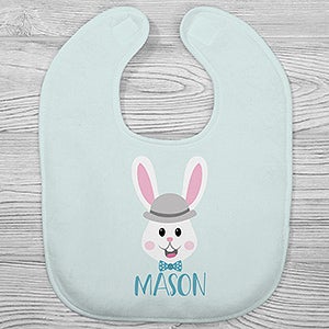 Build Your Own Boy Bunny Personalized Easter Baby Bib - 31356-B