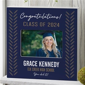 All About The Grad Personalized Frame 4x6 Horizontal Box - 31370-BH