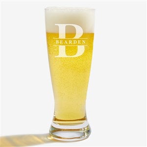 Lavish Last Name Personalized 23 oz Pilsner Glass - 31381-P
