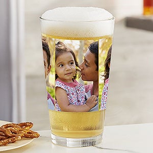 Photo Collage Personalized Printed 16 oz. Pint Glass - 31391-G