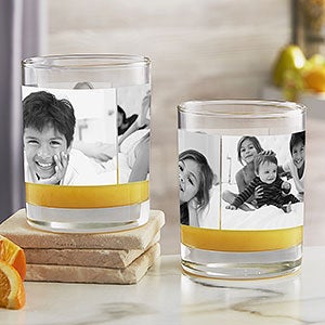 Photo Collage Personalized 14oz Short Drinking Glass - 31393-S