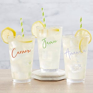 Trendy Script Name Personalized 16oz Pint Glass - 31395-P