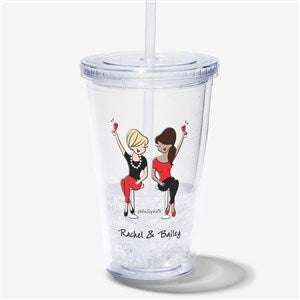 Best Friends philoSophies® Personalized 17 oz. Acrylic Insulated Tumbler - 31446