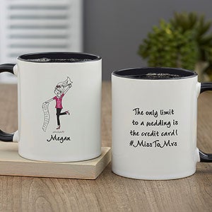 Busy Bride philoSophies Personalized Coffee Mug 11oz Black - 31450-B