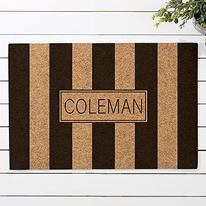 Choose Your Pattern Personalized 18x27 Synthetic Coir Doormat - 31462