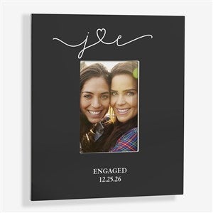 Drawn Together By Love Engagement Personalized Frame 5x7 Vertical Wall - 31491-WV