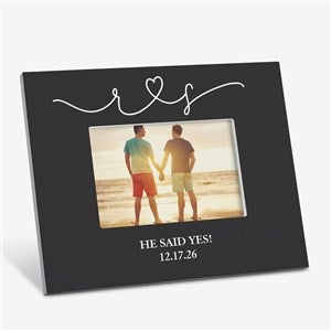 Drawn Together By Love Personalized Engagement Frame 4x6 Horizontal Tabletop - 31491-TH