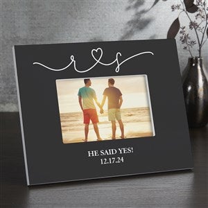 Drawn Together By Love Personalized Engagement Frame 4x6 Horizontal Tabletop - 31491-TH