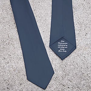 Secret Message Personalized Mens Tie - 31498