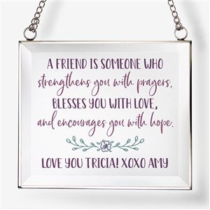 My Friend Personalized Glass Suncatcher - 31517