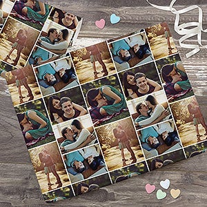 Valentines Day Photo Collage Personalized Photo Wrapping Paper Roll - 31616