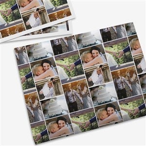 Wedding Photo Collage Personalized Photo Wrapping Paper Sheets - 31617-S