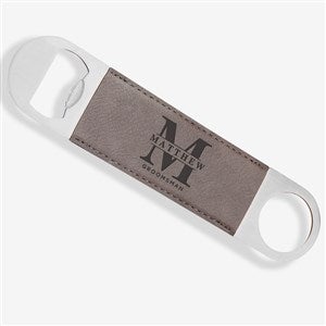 Lavish Groomsmen Wedding Personalized Bottle Opener - 31623