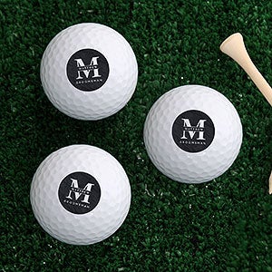 Lavish Groomsmen Wedding Personalized Golf Ball Set of 3 - Non Branded - 31624-B