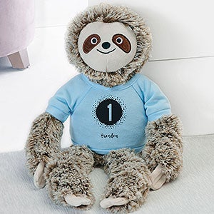 Its Your Birthday Personalized Plush Sloth - 31669