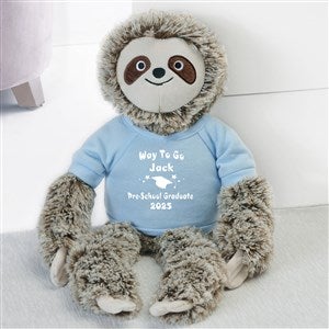 Congrats! Grad Personalized Plush Sloth - 31724