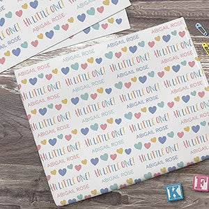 Hi Little One Personalized Wrapping Paper Sheets - Set of 3 - 31798-S