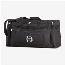 Lavish Last Name Embroidered Duffel Bag - Black - 31802