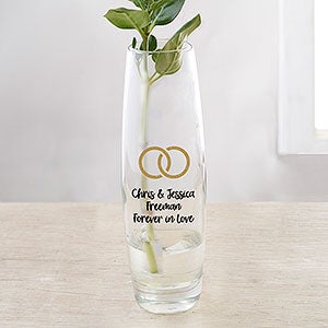 Choose Your Icon Personalized Wedding Printed Bud Vase - 31816