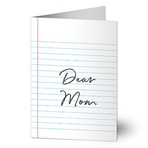 Letter to Mom Personalized Greeting Card - Signature - 31853