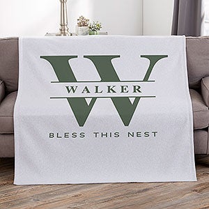 Lavish Last Name Personalized 50x60 Sweatshirt Blanket - 31901-SW