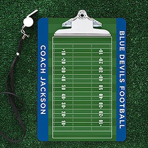 Football Field Personalized Dry Erase Clipboard - 31934