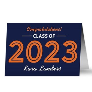 Graduating Class Of Personalized Greeting Card- Signature - 31939