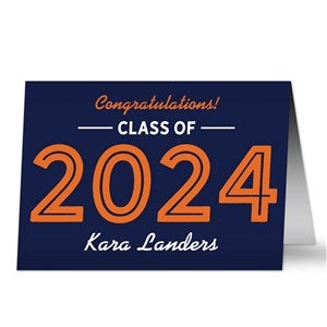 Graduating Class Of Personalized Greeting Card - Signature - 31939