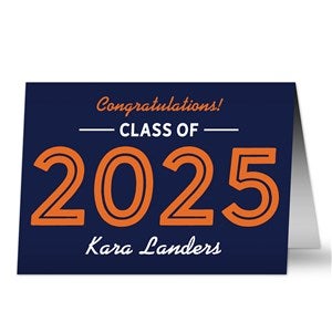 Graduating Class Of Personalized Greeting Card - Signature - 31939