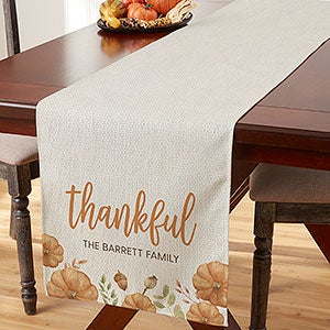 Seasonally Script Personalized Table Runner - 16x120 - 31954-L