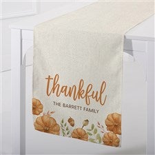Fall Seasonally Script Personalized Table Runner- 16 x 60 - 31954-S