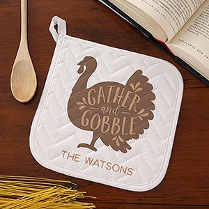 Gather & Gobble Personalized Potholder - 31992-P