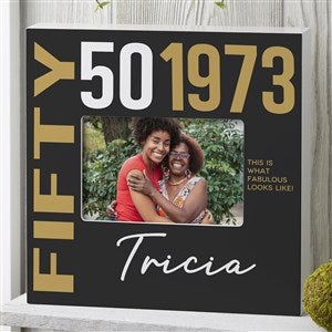 Timeless Birthday Personalized 4x6 Box Frame Horizontal - 32014-BH