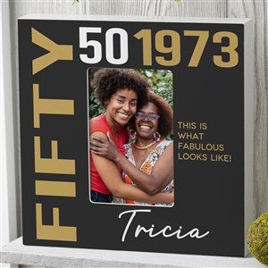 Timeless Birthday Personalized 4x6 Box Frame- Vertical - 32014-BV