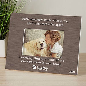 Pet Memorial Personalized 4x6 Easel Back Frame- Horizontal - 32017-H