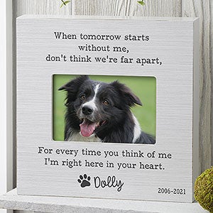 Pet Memorial Personalized 4x6 Box Frame - Horizontal - 32017-BH