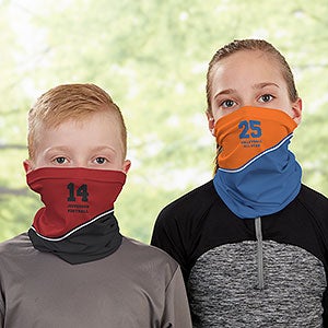 School Spirit Personalized Kids Neck Gaiter - 32025