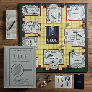 Clue® Personalized Vintage Bookshelf Edition Board Game - 32092