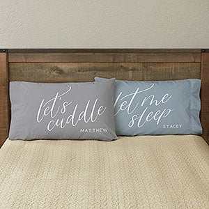 Lets Cuddle Personalized 20" x 31" Pillowcase Set - 32104-F