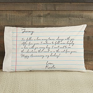 Love Letter Personalized 20" x 31" Pillowcase - 32105-F