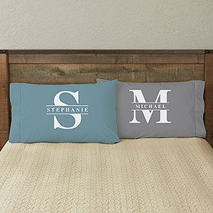 Lavish Last Name Personalized 20" x 40" King Pillowcase - 32106-K