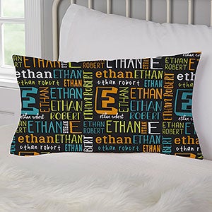 Bright Name Personalized Lumbar Throw Pillow - 32113-LB