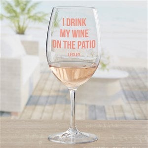 Expressions Personalized Tritan Unbreakable Stemmed Wine Glass - 32173-R