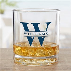 Lavish Last Name Personalized Unbreakable Tritan Whiskey Glasses - 32184-N