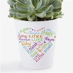 Close To Her Heart Personalized Mini Flower Pot - 32225