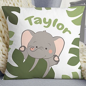 Jolly Jungle Elephant Personalized 18