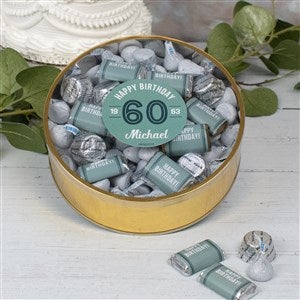 Modern Birthday For Him Personalized Extra Large Hersheys & Reeses Mix Tin - 32455D-XL