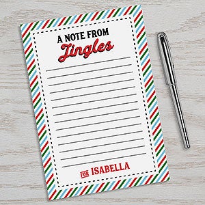 Letters From the Elf Personalized Notepad - 32482