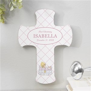 Precious Moments Christening Her Personalized Cross 5x7 - 32593-S